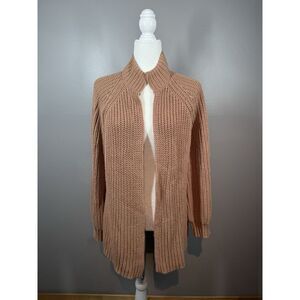 Women's Tan Cardigan Sweater